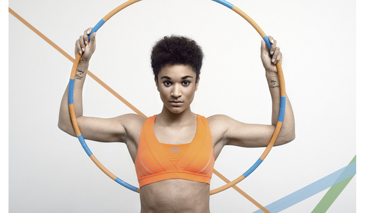 GB Sprinter - Jodie Williams - gym hoop