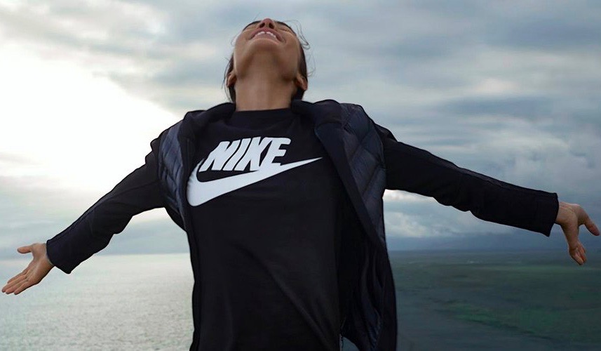 Nike Woman happy with Nike promo code